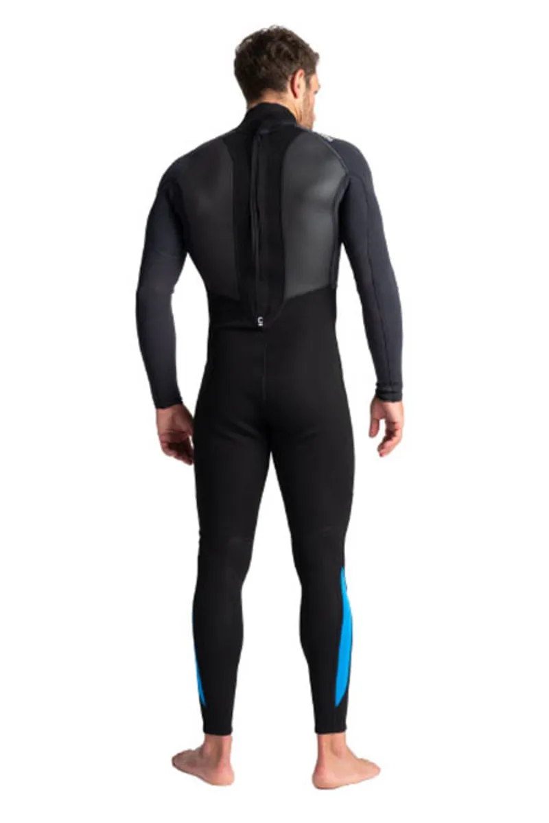 C-Skins Men's Element 3:2 Steamer Wetsuit Anthracite/Blue-4